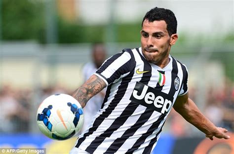 Carlos Tevez makes his Juventus debut with fellow new boy Fernando ...