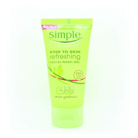 Simple Refreshing Facial Wash Gel Mini 50ml - Go Tiny