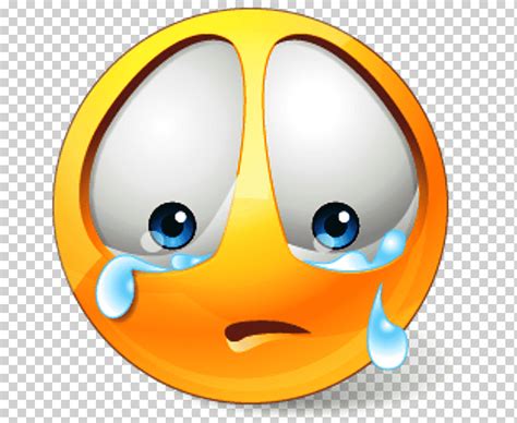 Icono de emoji llorando, tristeza emoticon sonriente, cara triste sonriente, gente, Fondo de ...