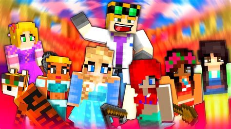 Minecraft: Custom NPCs - DISNEY PRINCESSES ULTIMATE SHOWDOWN - YouTube