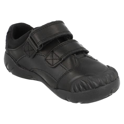 Boys Clarks Velcro School Shoes - Rapto Boy | eBay