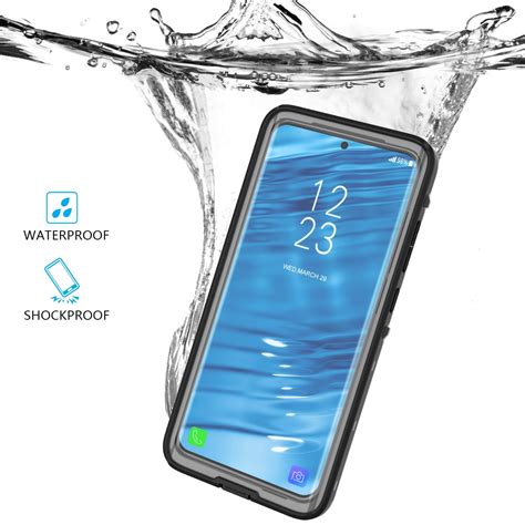 Waterproof Case For Samsung Galaxy S20 Ultra 6.9 Inch,Clear Heavy Duty Built-in Screen Protector ...