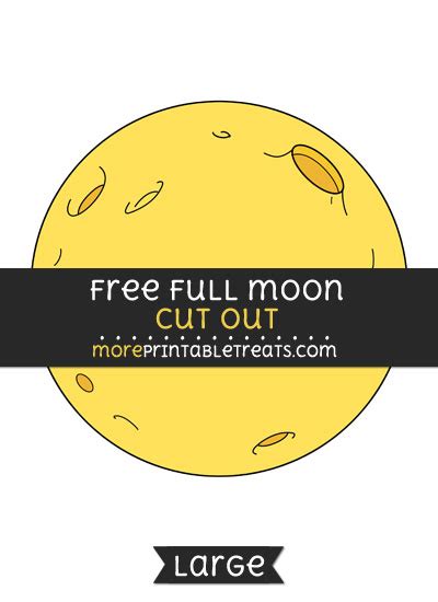 Full Moon Cut Out – Large