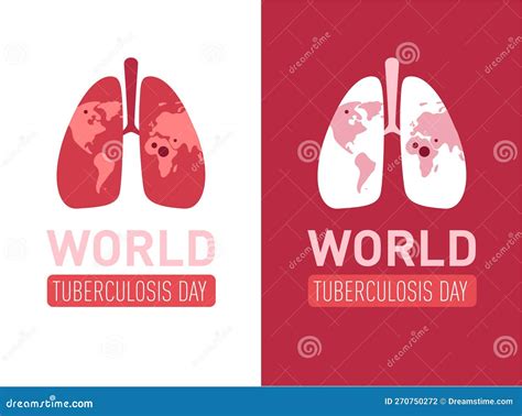 Tuberculosis Disease Concept. Vector Flat Healthcare Illustration. World Day Vertical Banner ...