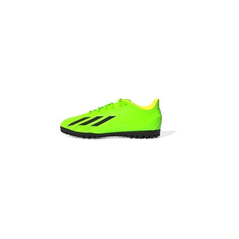 adidas X Speedportal.4 Mens Soccer Turf Shoes in Neon Green | GW8507