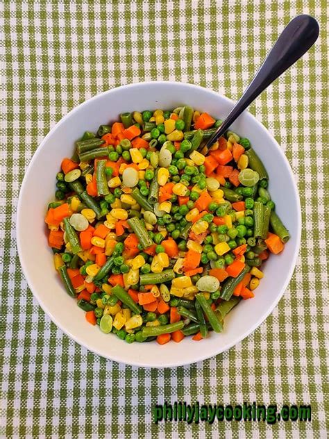 Easy Frozen Mixed Vegetables Recipe | Recipe | Frozen mixed vegetable ...