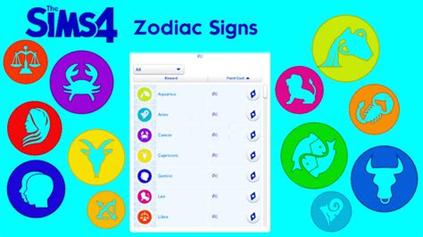 Sims 4 Zodiac Traits - The Sims Book