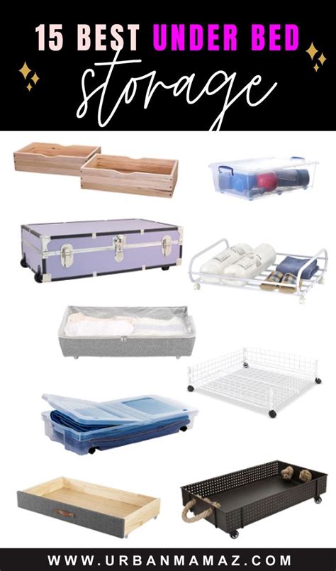 15 Best Under Bed Storage with Wheels