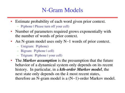 PPT - CS 388: Natural Language Processing: N-Gram Language Models ...