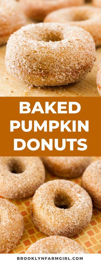 Baked Pumpkin Donuts - Brooklyn Farm Girl