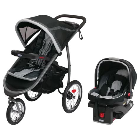 Travel Graco Baby Modes Click Connect 3-Wheel Jogger Jogging Stroller ...