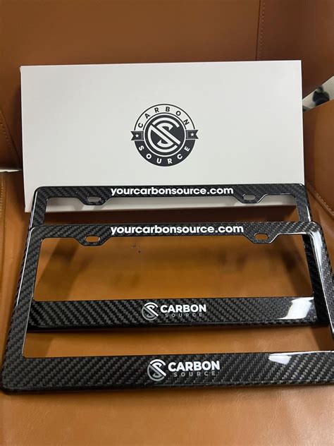 Carbon Fiber License Plate Frame – Carbon Source