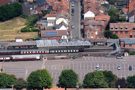 Sheringham Railway Station aerial image - North Norfolk Railway ...