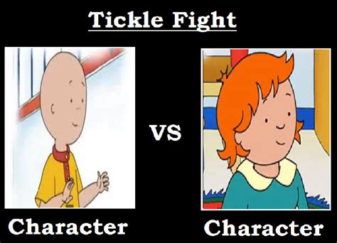 Caillou vs Rosie Tickle Fight by Arvin-CuteAnimalFan on DeviantArt