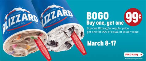 Dairy Queen Canada Promo: Buy One Blizzard Get One 99c - Canadian Freebies, Coupons, Deals ...