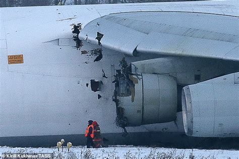 Huge Antonov cargo plane crash lands and skids off the runway in emergency caught on video in ...