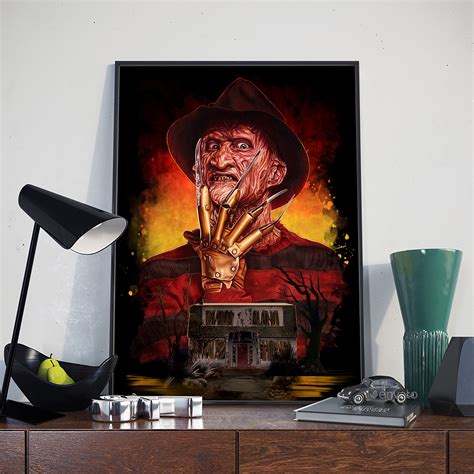 Freddy Krueger Poster Freddy Nightmare on Elm Street Poster | Etsy