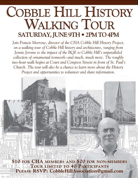 Cobble Hill Association: Cobble Hill History Tour - Saturday, June 9th