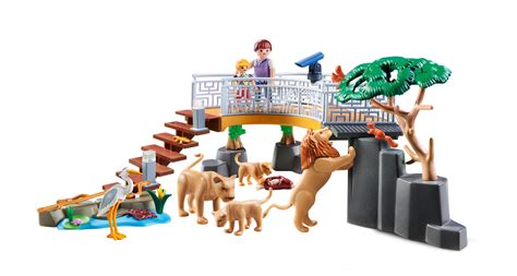 PLAYMOBIL Adventure Zoo Outdoor Lion Enclosure - Walmart.com