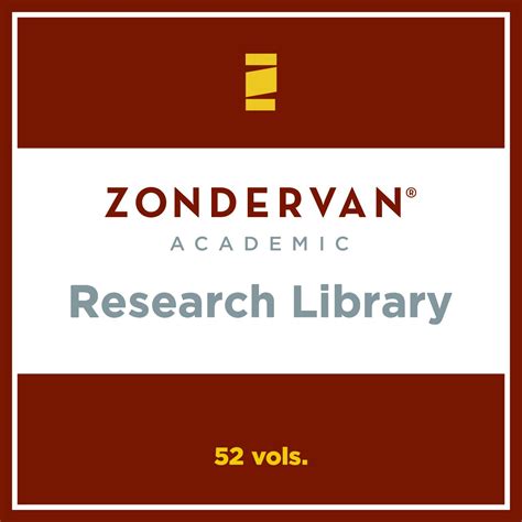 Zondervan Academic Research Library (52 vols.) | Logos Bible Software