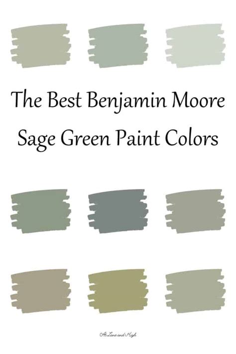 The 9 Best Benjamin Moore Sage Green Paint Colors