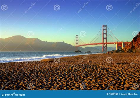 Baker Beach, San Francisco stock photo. Image of attraction - 1858954