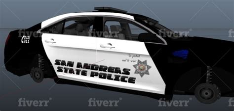 Design and create fivem police car skins or liveries by Kianick