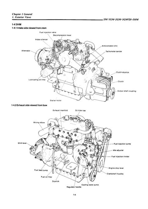 Yanmar 1GM Marine Diesel Engine Service Repair Manual