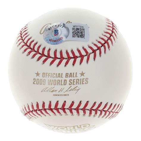 Hideki Matsui Signed 2009 World Series Logo Baseball with Japanese ...