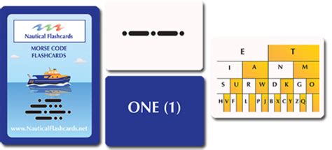 Morse Code FlashcardsNautical Flashcards
