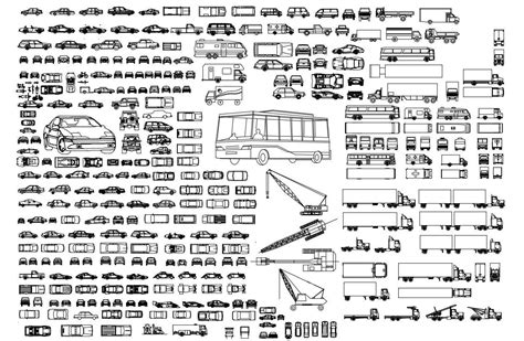 Vehicle Cad Block