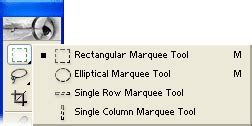 Photoshop Marquee Select Tools