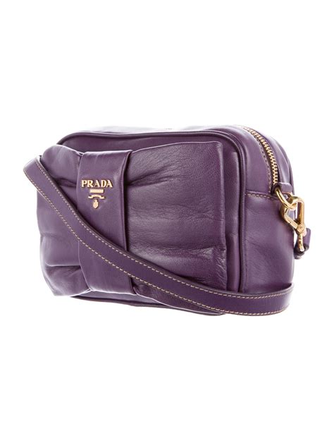 Prada Nappa Bow Crossbody Bag - Handbags - PRA109097 | The RealReal