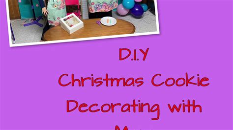 Christmas Cookie Decorating with Mom - YouTube