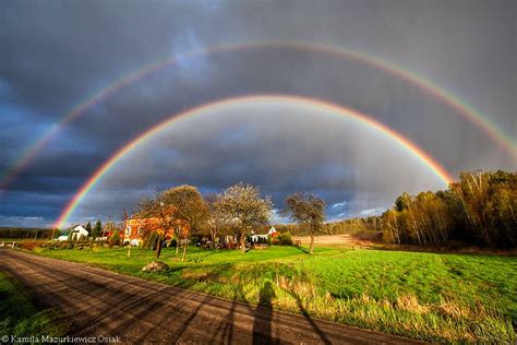 Comment se forme un double arc-en-ciel