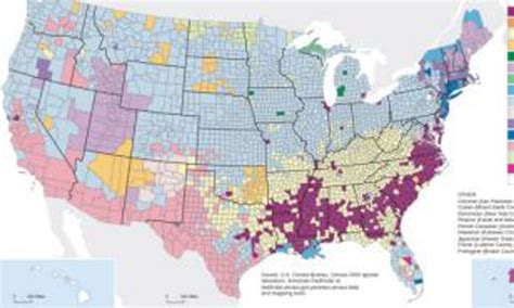 Ethnic Map Of Usa - Map Of United States