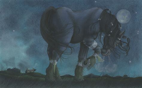 A stunning Kelpie from An Illustrated treasury of Scottish Folk and Fairy Tales | Fairy tales ...