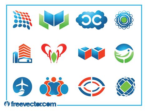 Logo Templates Set Vector Art & Graphics | freevector.com