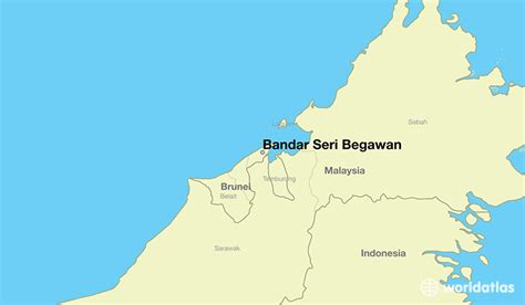 Where is Bandar Seri Begawan, Brunei Darussalam? / Bandar Seri Begawan, Brunei and Muara Map ...