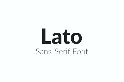 Lato Font FREE Download | FontSwan