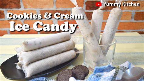 Cookies & Cream Ice Candy | Smooth and creamy cookies&cream Ice Candy Recipe | By Yummy Kitchen