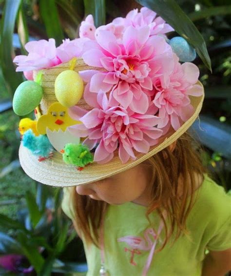 40 Outdoor Easter Decorations Ideas To Make | Girls easter bonnet, Easter hat parade, Easter bonnet