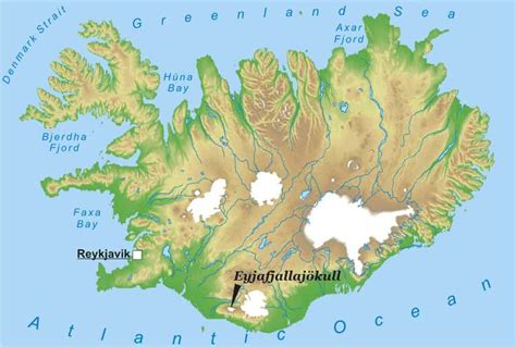 Eyjafjallajokull Map