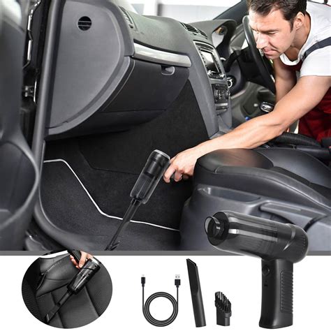 WQQZJJ Car Vacuum Cleaner Wireless Portable Handheld Car Household ...