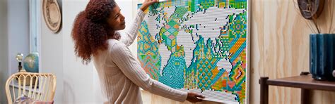 Why the new LEGO® Art World Map is perfect for travel lovers | Official LEGO® Shop GB