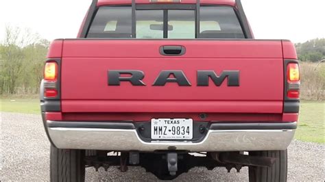 RAM Tailgate Emblem Overlay Decal 2015-2018 Ram Rebel ...