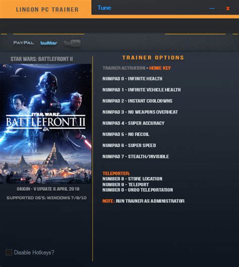 Star Wars: Battlefront 2 2017 Trainer +10 v1.0.17 LinGon - download pc ...