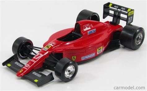 BURAGO 6101AR Scale 1/24 | FERRARI F1 641/2 N 27 1990 J.ALESI RED