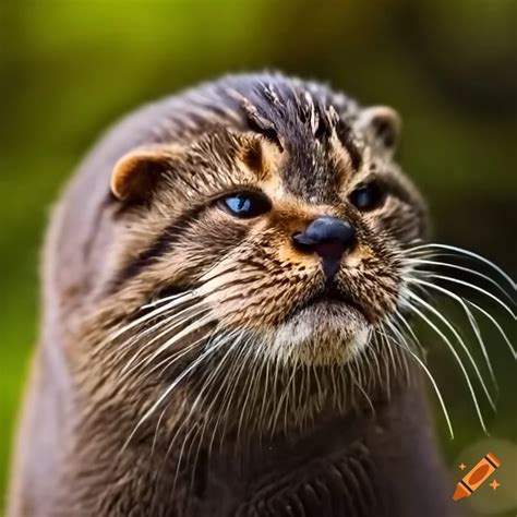 Image of a cat and otter hybrid