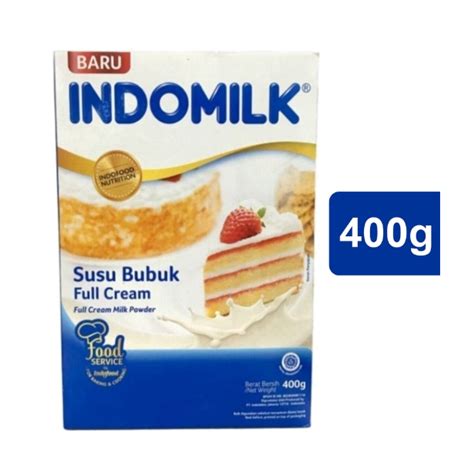 Jual SUSU BUBUK FULL CREAM 400GR / SUSU BUBUK FULL CREAM INDOMILK ...